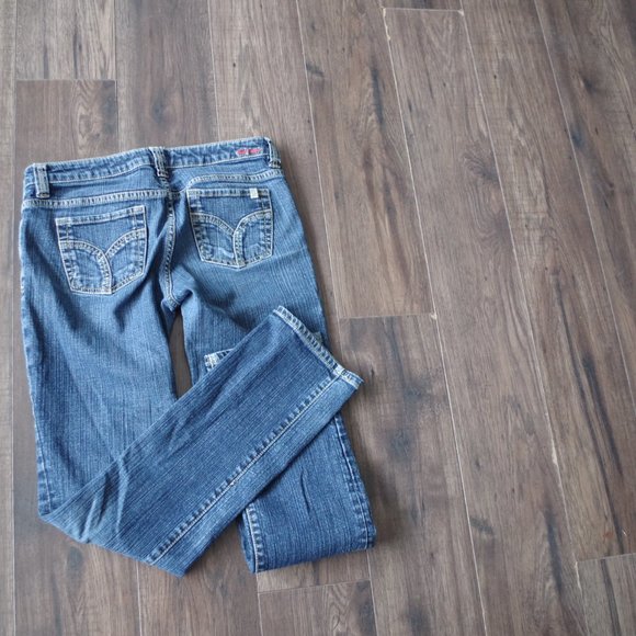 Low rise Women's Dish Jeans Slim Straight Leg - Picture 4 of 5